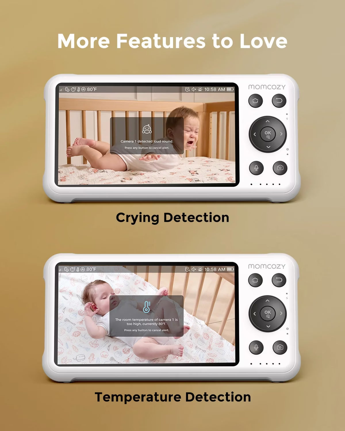 5" Babyphone mit Kamera