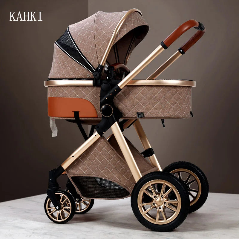 Luxus Kinderwagen 3-in-1 Hoch