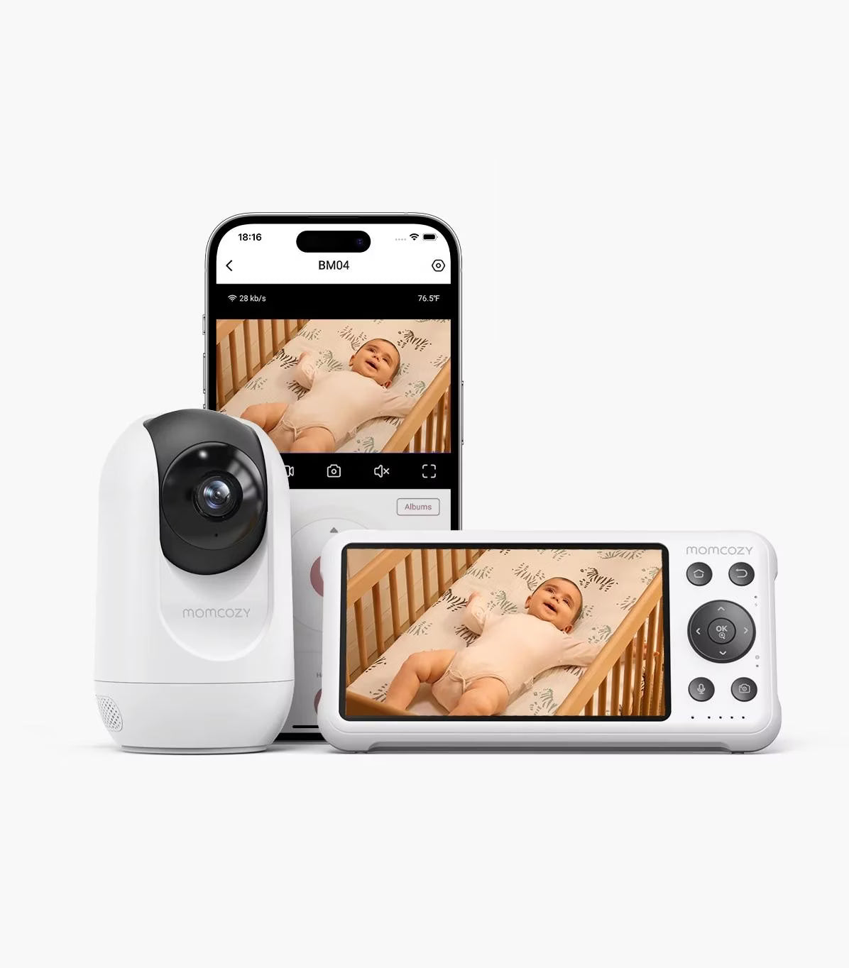 5" Babyphone mit Kamera