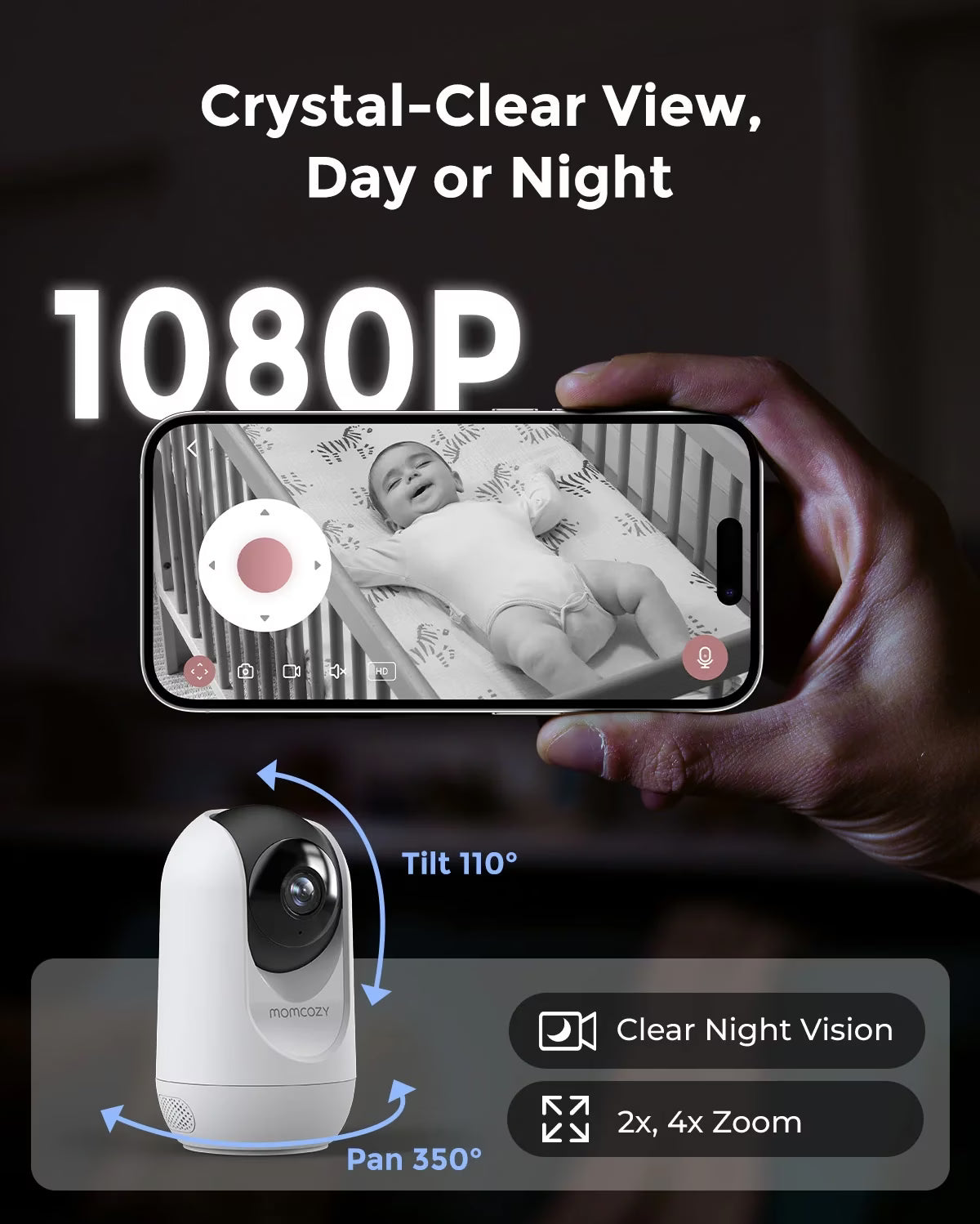 5" Babyphone mit Kamera