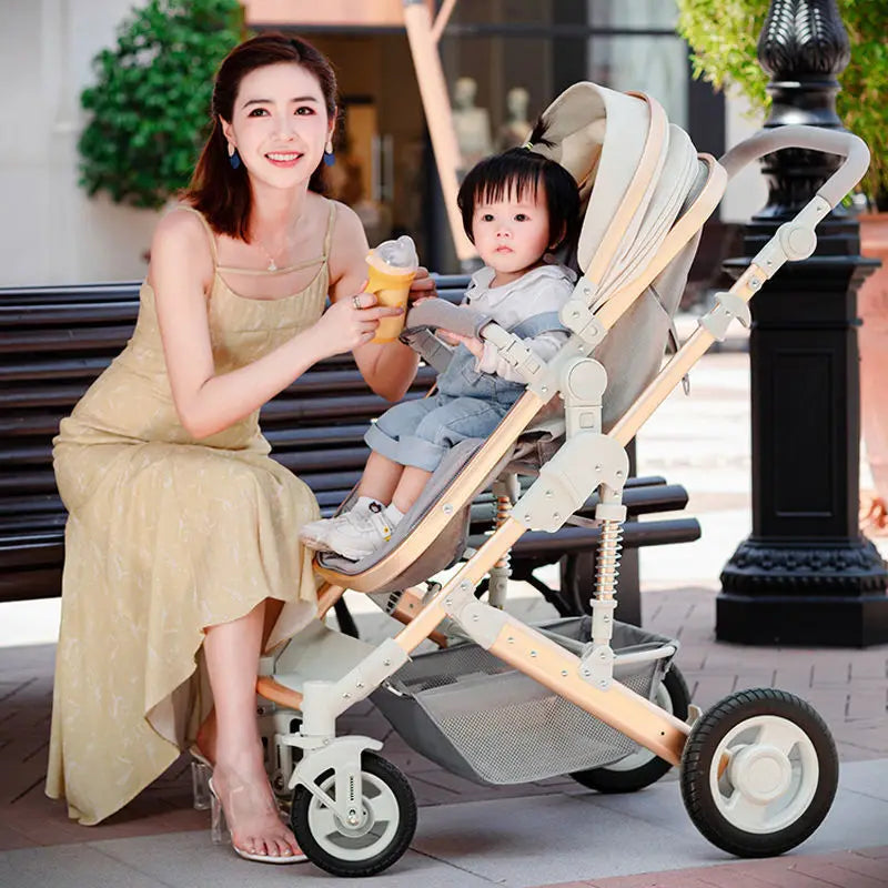 2025 Neuer Kinderwagen, Stilvoller & Luxuriöser Tragbarer Kinderwagen