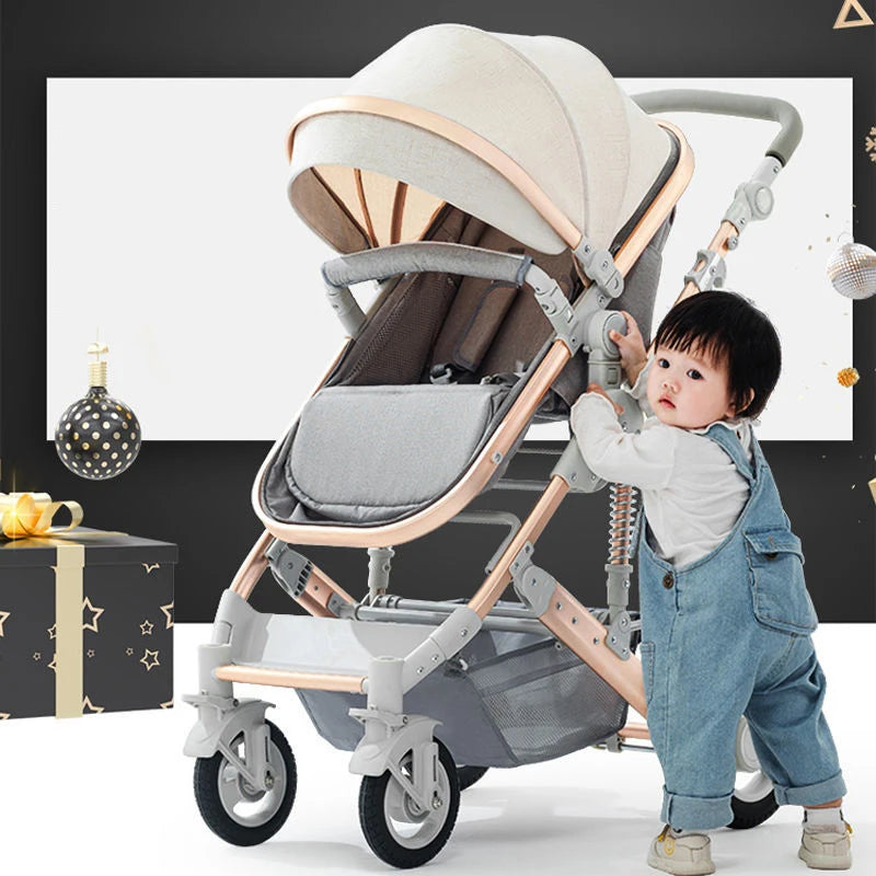 2025 Neuer Kinderwagen, Stilvoller & Luxuriöser Tragbarer Kinderwagen