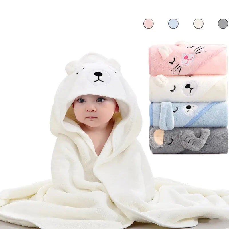 Hochwertiger Kleinkind-Bademantel und Baby-Badetuch