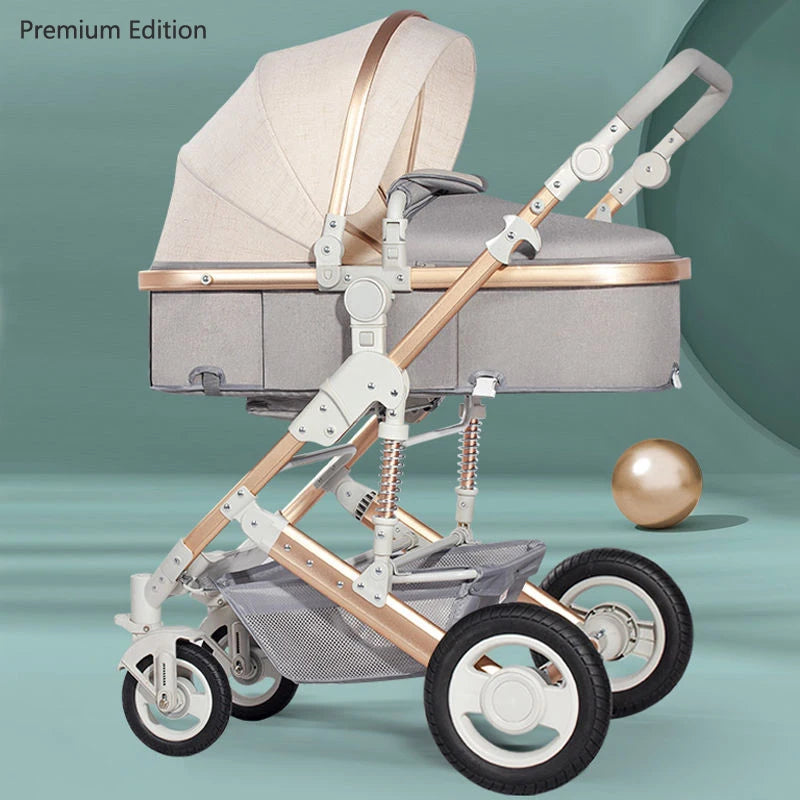 2025 Neuer Kinderwagen, Stilvoller & Luxuriöser Tragbarer Kinderwagen