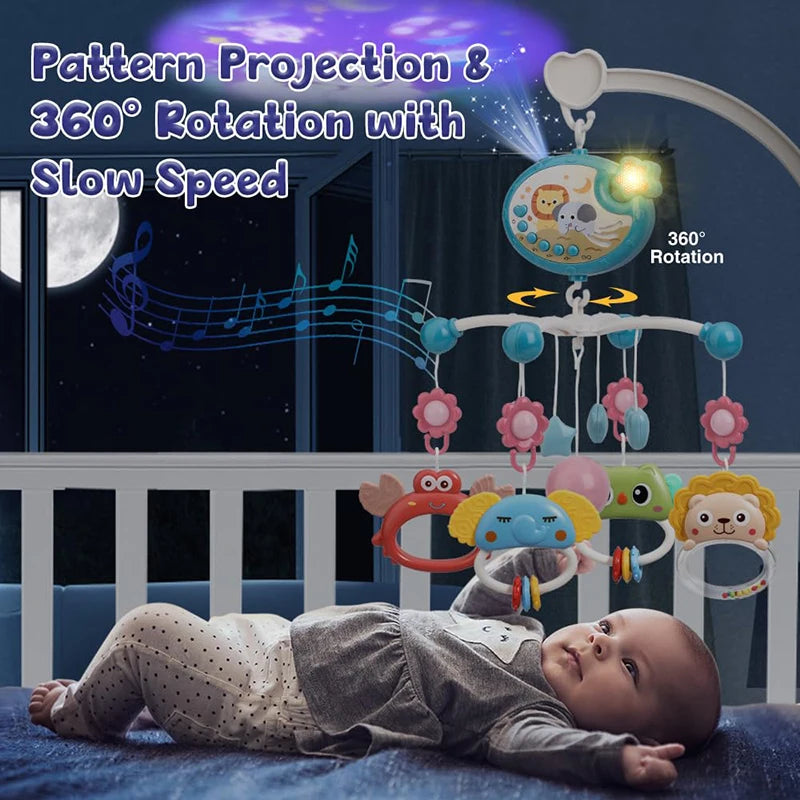 Musik-Mobile für Babybett mit Licht- und Musikprojektion für Säuglinge