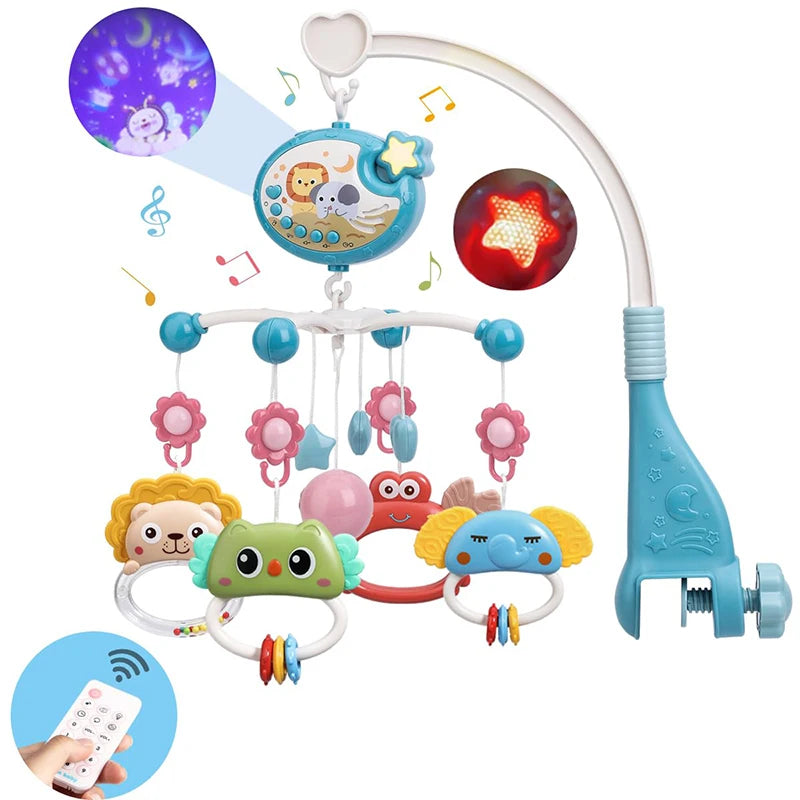 Musik-Mobile für Babybett mit Licht- und Musikprojektion für Säuglinge