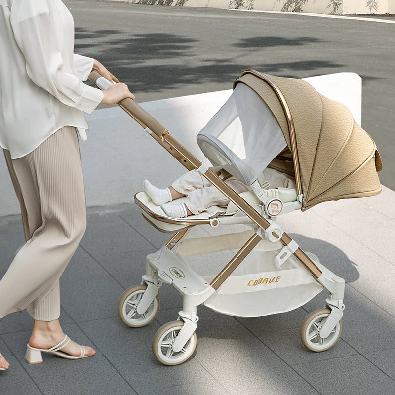 2025 Neue Ankunft: Umbaubarer Kinderwagen in voller Grösse mit umkehrbarem Sitz